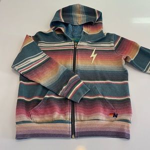 Aviator Nation size 10 zip up hooded sweatshirt